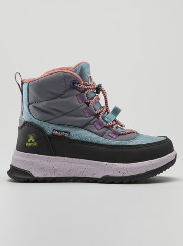 Winterboots "Stormymid2" grijs/lichtblauw