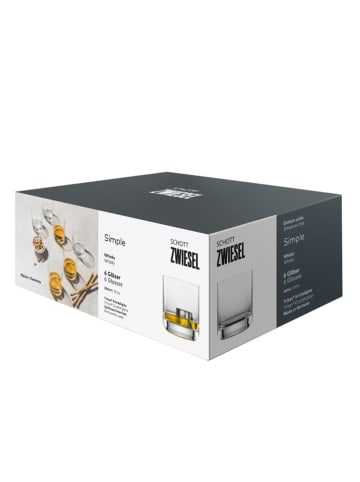 6er-Set: Whiskeygläser "Simple" - 300 ml