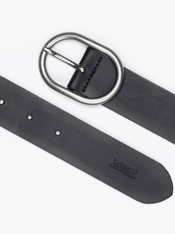Leder-Gürtel in Schwarz