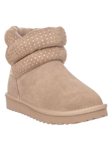 Boots in Beige/ Braun