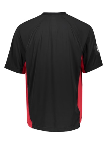 Trainingsshirt "Soukuu" in Schwarz/ Rot