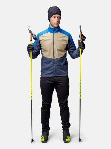 Softshelljacke "Framover" in Blau/ Beige/ Dunkelblau