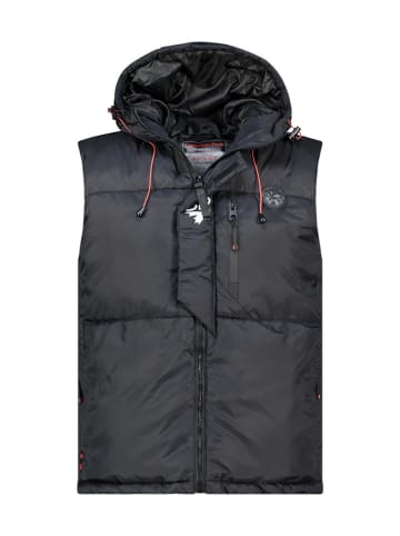 Doorgestikte bodywarmer "Vetincelleak" zwart