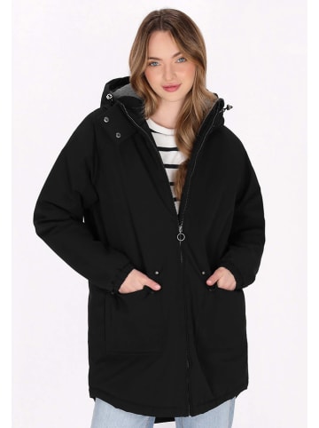 Parka w kolorze czarnym
