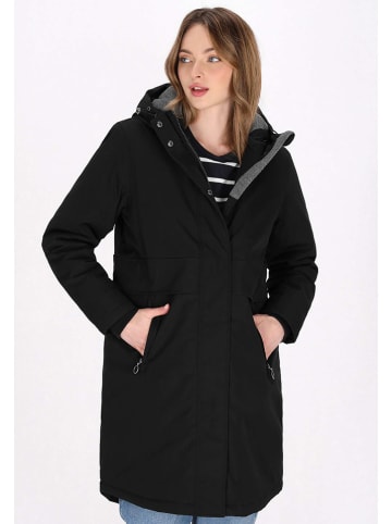 Parka w kolorze czarnym