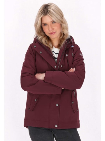 Parka w kolorze bordowym