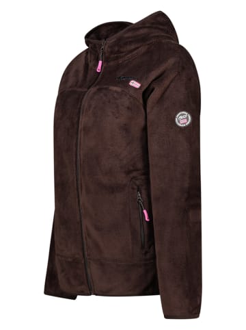 Fleece vest "Uternel" donkerbruin