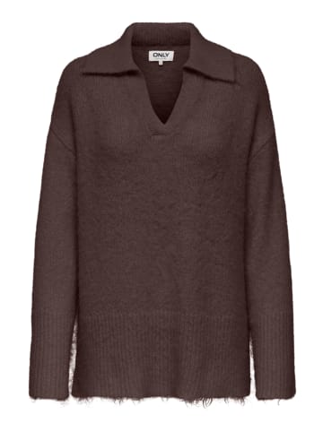 Sweter w kolorze brązowym