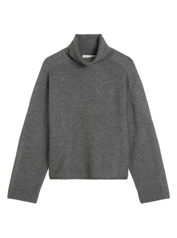 Wollrollkragenpullover in Anthrazit