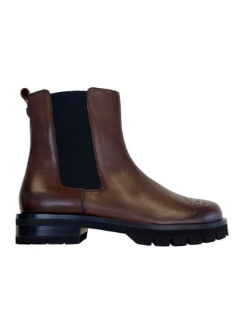 Leren chelseaboots "Robin" bruin