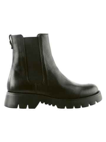 Leder-Boots in Schwarz