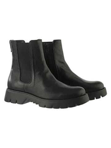 Leren chelseaboots "Montana" zwart