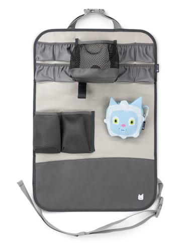 Auto-Organizer mit Mini-Tasche "Yeti" in Grau
