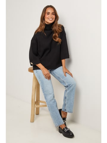 Rollkragenpullover in Schwarz