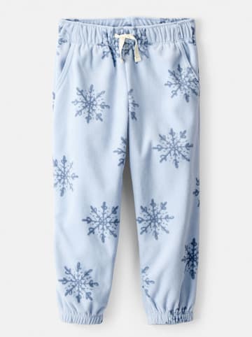 Fleece broek lichtblauw
