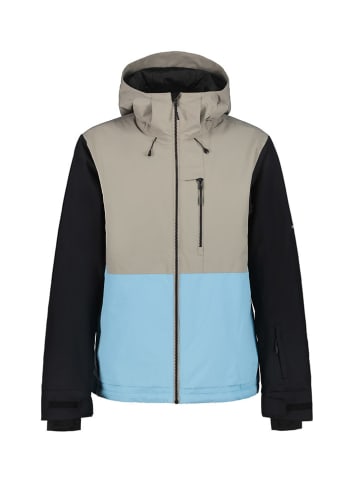 Ski-/ Snowboardjacke "Chester" in Grau/ Schwarz/ Hellblau