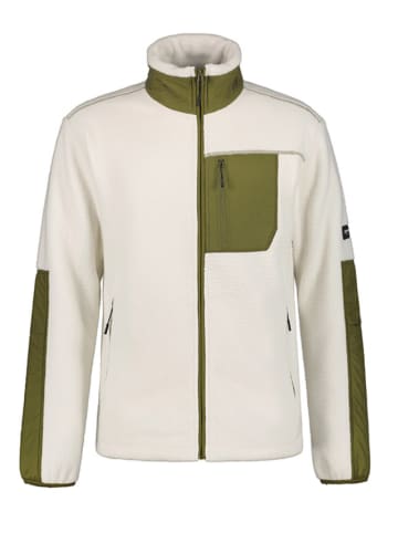 Fleecejacke "Mohawk" in Creme/ Khaki