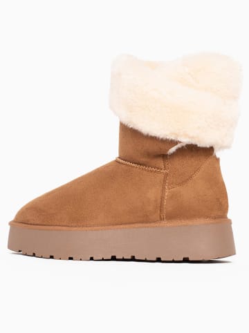Winterstiefel "Barbara" in Hellbraun