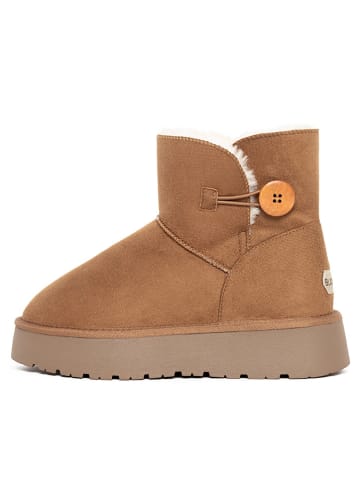 Winterboots "Clair" lichtbruin