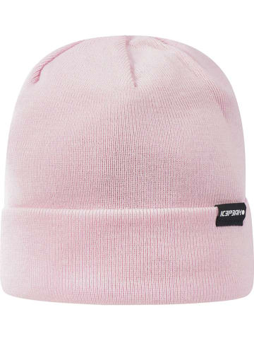 Wełniana czapka beanie "Hereford" w kolorze jasnoróżowym