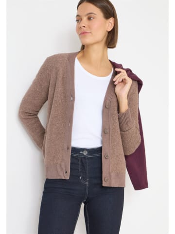 Cardigan in Hellbraun