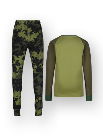 Piżama w kolorze khaki
