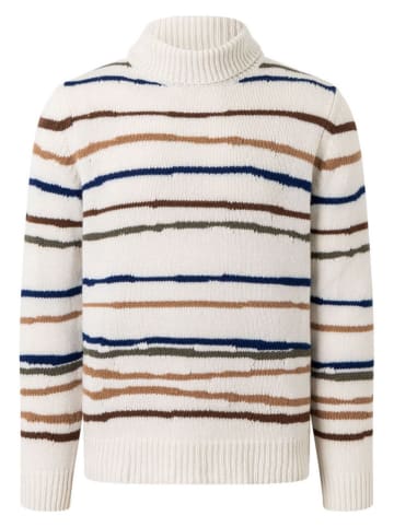 Wollrollkragenpullover in Weiß