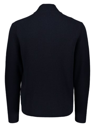 Wollpullover in Dunkelblau