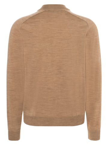Wollcardigan in Camel