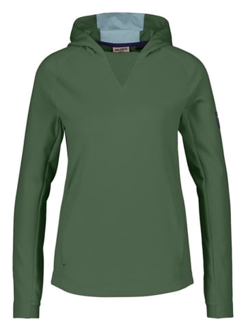Fleecehoodie "Latemar" in Grün
