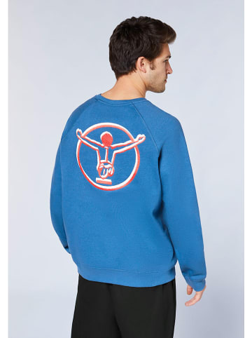 Sweatshirt in Blau