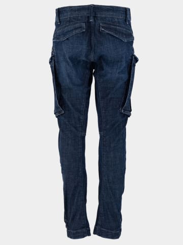 Cargospijkerbroek - regular fit - donkerblauw