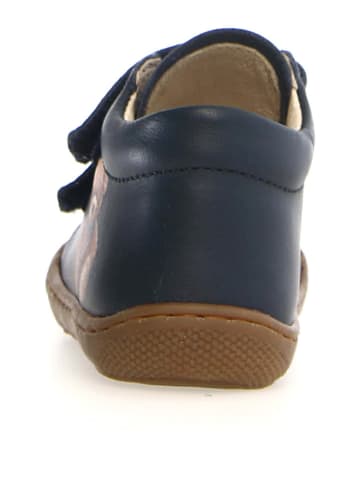 Leren loopleerschoenen donkerblauw