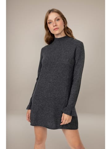 Kaschmir-Kleid "Lyamia" in Anthrazit