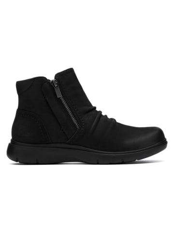 Leren enkelboots zwart