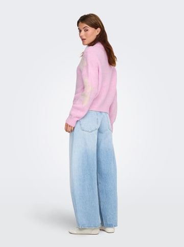 Pullover "Kilian" in Rosa/ Creme