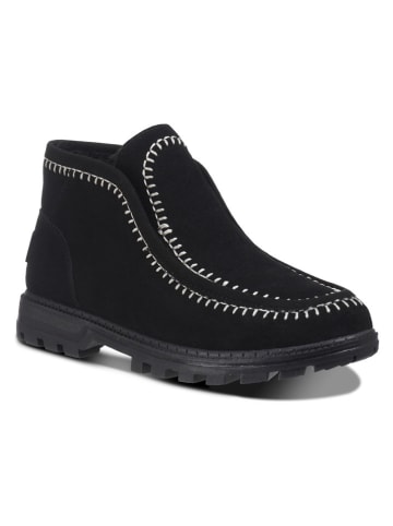Leren winterboots "Paras" zwart