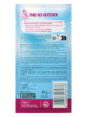 12er-Set: Badekristalle + Konfetti "Herzballett", je 40 g