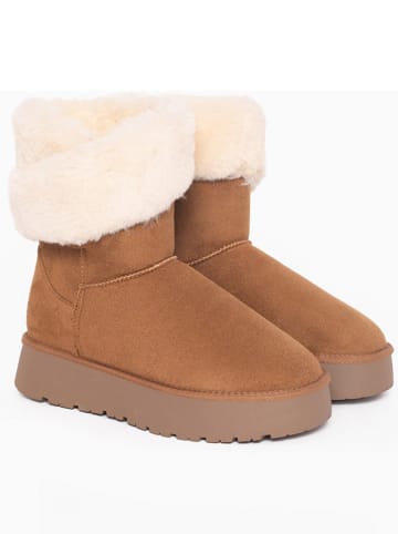 Winterboots "Arine" lichtbruin