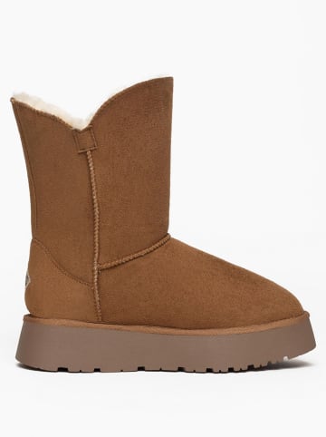Winterboots "Adeline" in Hellbraun