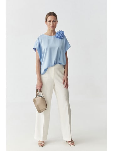 Bluse in Hellblau