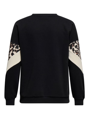 Sweter w kolorze czarno-kremowym