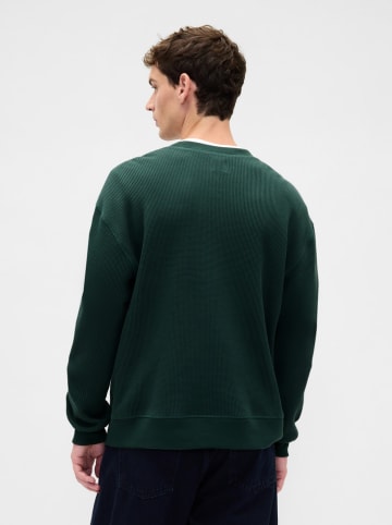 Sweter w kolorze ciemnozielonym