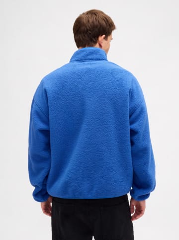 Fleecepullover in Blau