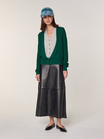 Wollen vest groen