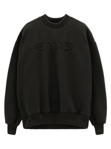 Fleece-Sweatshirt in Braun