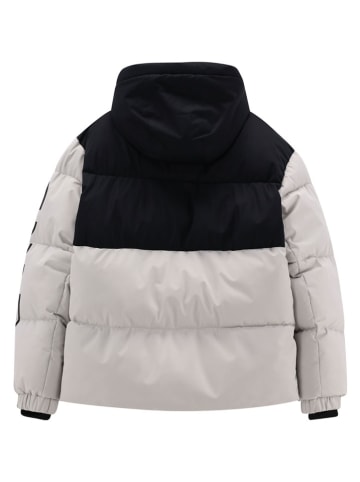 Winterjacke in Weiß/ Schwarz