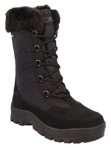 Leren winterlaarzen "Rowenna" zwart