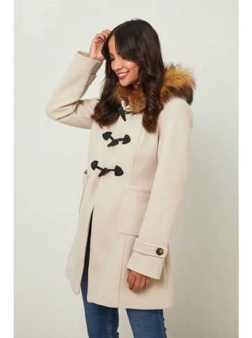 Übergangsmantel in Creme