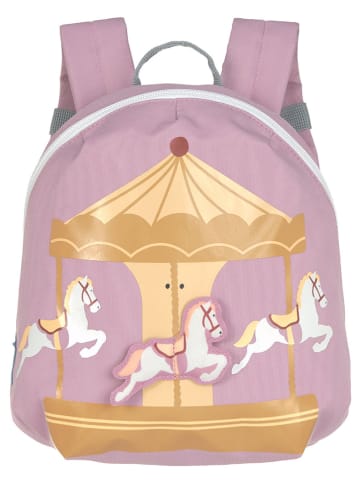 Rugzak ''Tiny Drivers - Carousel'' lichtroze - (B)20 x (H)24 x (D)9,5 cm